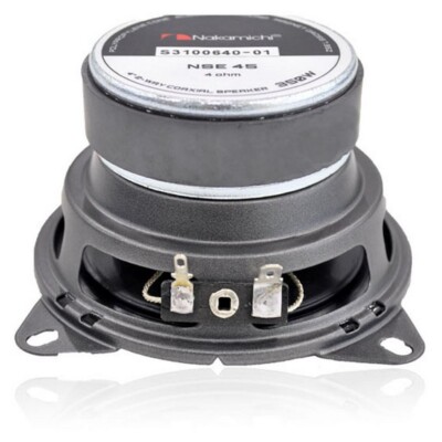 NAKAMICHI 10,16cm 220W 4-Wege Koaxial Lautsprecher mit Abdeckung & Audiokabel NSE-45