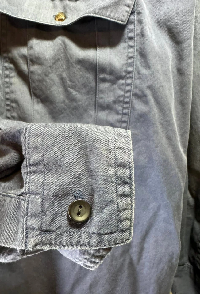 Dockers Men's Long Sleeve Shirt - Size: Large - Color: BLue - Image 3 of 4