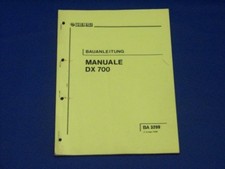 Wersi Wega / BA3209 Manuale DX700