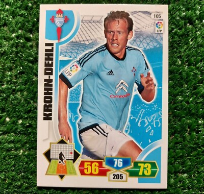 PANINI ADRENALYN XL 2013/14 CELTIC FOOTBALLERS CARD N°105 KROHN DELHLI LEAGUE 2014  