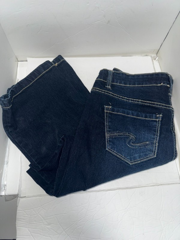 Silver Jeans Bootcut Jeans youth girls 14 Dark Wash Denim Zane Style