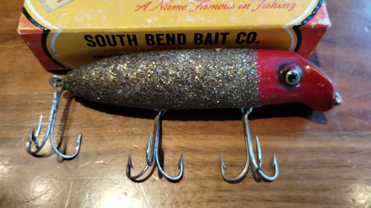 Rare Vintage South Bend Paw Paw Bass Seeker Oreno G973 SFO Fishing