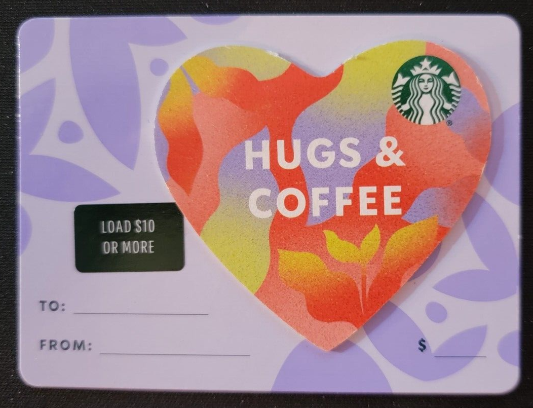 Starbucks Card US 2023 Valentine's Blue Hugs & Coffee BC 6211 | eBay