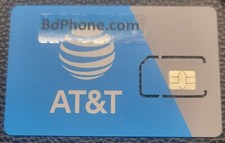 AT T Network physical SIM Card, SIM only-Number Plan not included. ATT sim