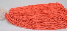 Opaque Coral Czech PRECIOSA  glass rocailles 11/0 seed beads - 1 Hank