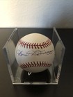 Dom DiMaggio Signed Baseball JSA Authenticated w/ Ball Cube - Bold Blue Ink Auto