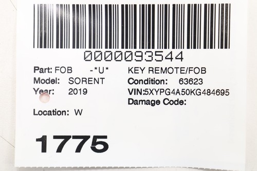 2019 - 2020 KIA SORENTO SMART REMOTE KEY FOB ENTRY TRANSMITTER OEM - Picture 9 of 9