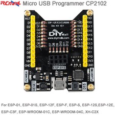 Micro USB ESP8266 Programmer Adapter for ESP-01S 12F C3F XH-C2X WiFi Module