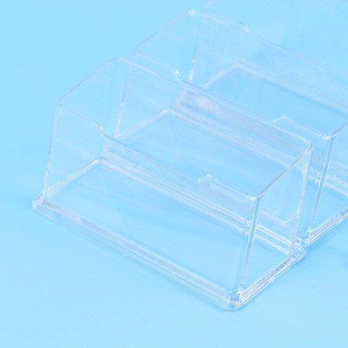 4 Pcs Transparentes Visitenkartenetui Büro Geschäftsfall Büroorganisator
