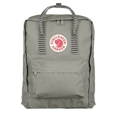 kanken black striped backpack