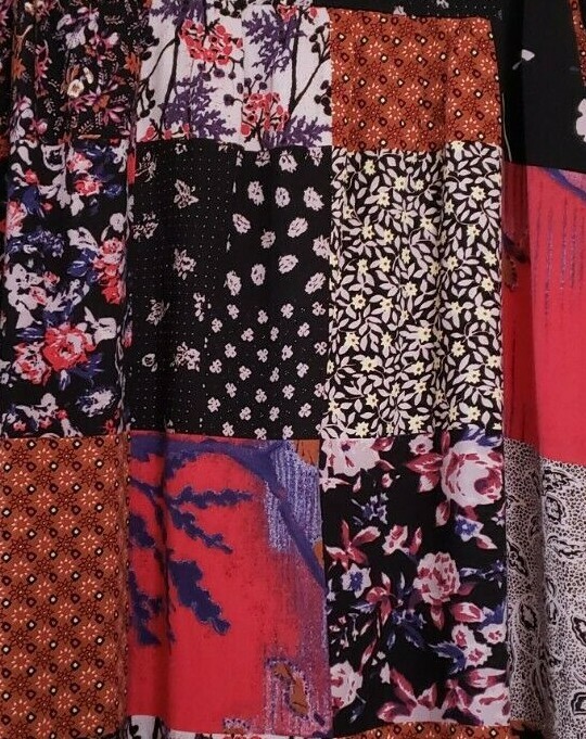 ANTHROPOLOGIE Dress Patchwork Practical Magic One… - image 8