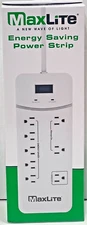 MaxLite APS-8/1350J Energy Saving Power Strip 8 Outlet Surge Protector 1350J