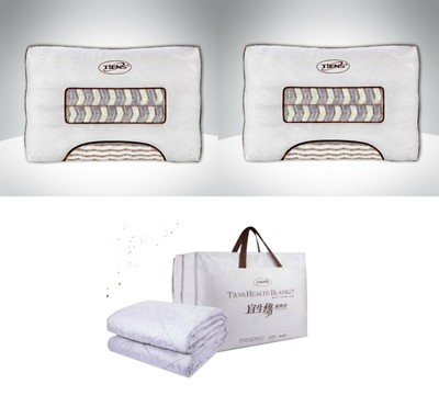 2 x Tiens Health massaging Pillow from EPE foam for healthy sleep and blanket eBay