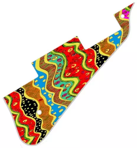Pickguard Pick Guard  Compatible with Gibson Les Paul Guitar Pop Art Patt