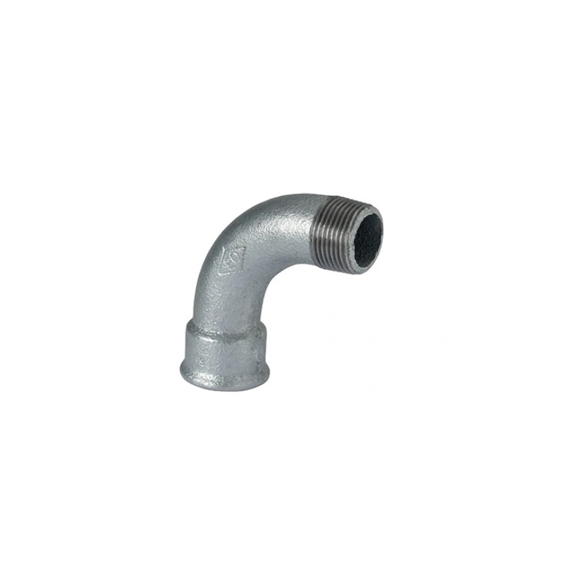 Curva Zincata 3 Pollici Lunga 90 Gradi M/F | Disponibilità Immediata