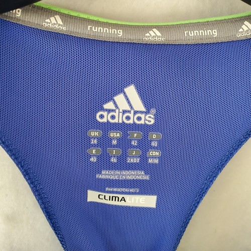 Adidas Tank Top Women's Medium Blue Climalite - Picture 5 of 11