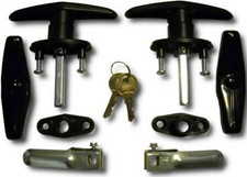 Truck Cap, Topper Complete T-Handle Lock Set Bauer T311-2