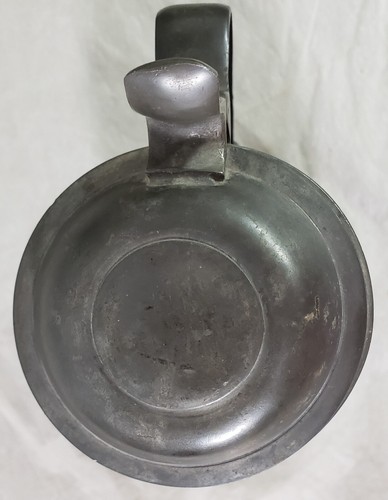 Antica bandiera inglese in peltro Samuel Duncomb Londra 1740-1755 Stein Tankard - Foto 3 di 16