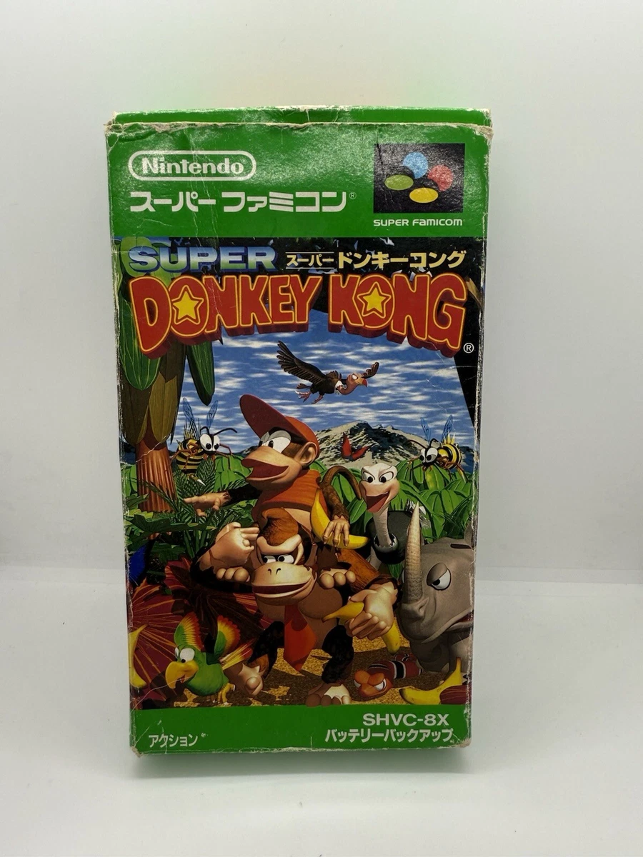 Super Donkey Kong Pour Super Famicom – Jeu NTSC-J Japonais (Bon état, 1994)