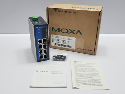 MOXA EDS-308 8-Port Unverwalteter Ethernet Switch 1201003084013 Rev 2.2
