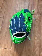 Franklin MeshTek Series 22449 9.5  Youth Baseball / T-ball Glove Blue Green