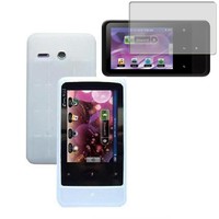 Clear Silicone Skin Case Cover & Screen For Creative Zen Touch 2 Clear Silicone Skin Case Cover & Screen For Creative Zen Touch 2
