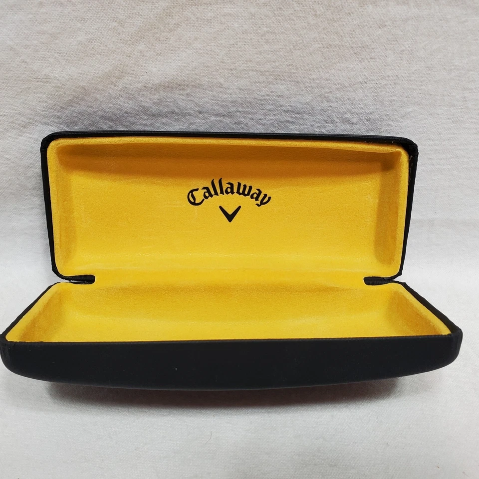 Capa dura preta para óculos Callaway Golf interior amarelo durável - Imagem 2 de 4