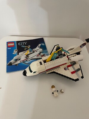Lego city Space Shuttle 3367 with manual 99% complete retired, partially glued