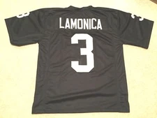 UNSIGNED CUSTOM Sewn Stitched Daryle Lamonica Black Jersey - M, L, XL, 2XL