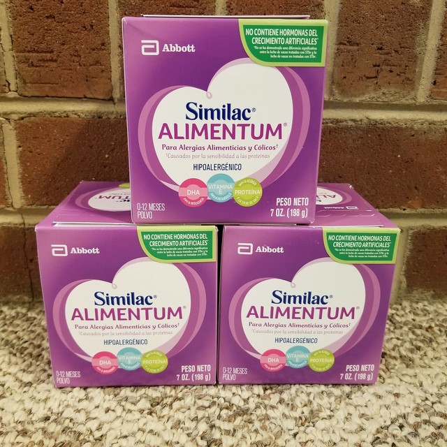Similac Alimentum Lot of 3 7 Oz Cans Hypoalergenic Exp 8