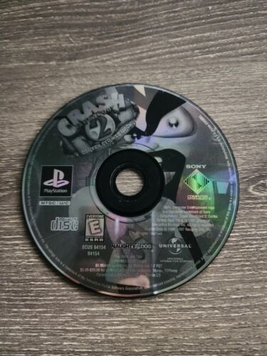 Crash Bandicoot 2 Cortex Strikes Back Playstation PS1 Video Game Disc Only - Picture 1 of 1