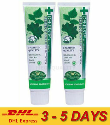 2x100 g. Dentiste plus white vitamin c and xyitol gum toothpaste ** Express !