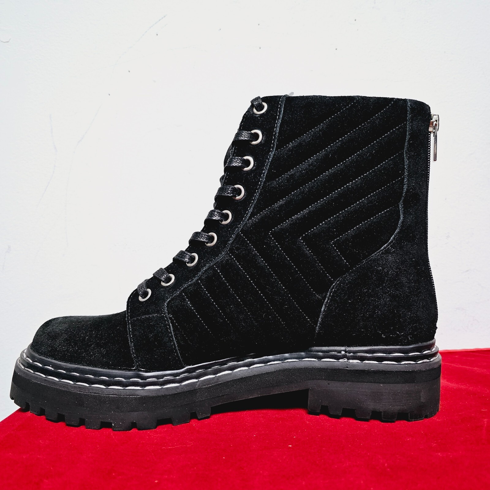 Vince Camuto x Fashion Jackson Suede LaceUp Hiker Boots, Puchenie