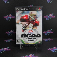 NCAA Football 2002 PS2 PlayStation 2 + Reg Card Complete  - 1 Year Warranty EX..