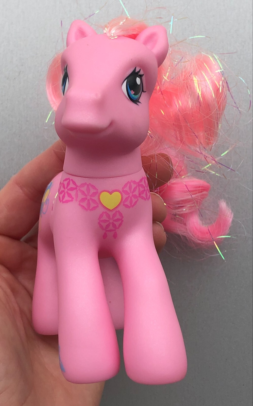 Vintage Hasbro G3 MLP My Little Pony PINKIE PIE Core Friend CROWN Pony Toy 2007