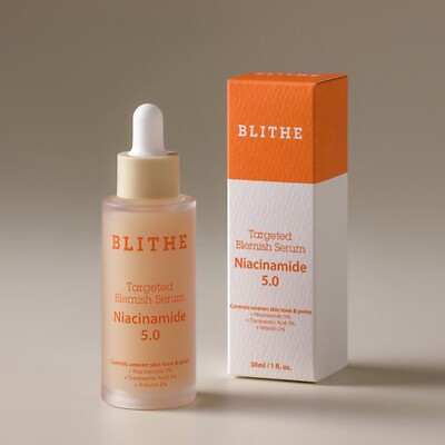 BLITHE Targeted Blemish Serum Niacinamide 5.0 1.01oz / 30ml Whitening K-Beauty
