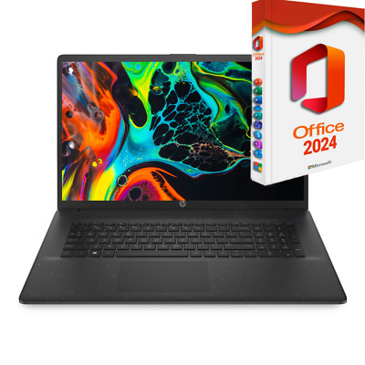HP 17-CN, BIS 32GB RAM 2TB SSD, WINDOWS 11 PRO, MS OFFICE 2024, 17.3'' Full HD