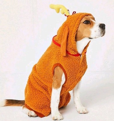 New Dr. Seus The Grinch Max Dog Pet Hoodie  Sweater Costume Sz M/L