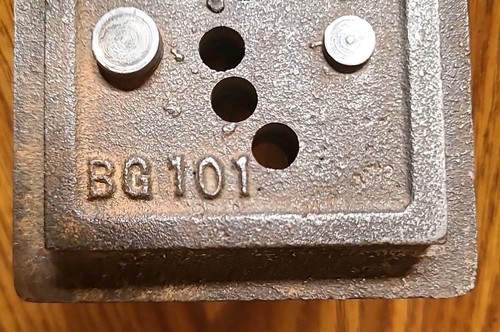 Vintage BG101 Vise Mount Tube & Pipe Bender – Steel Conduit Metal Tool - Picture 9 of 10