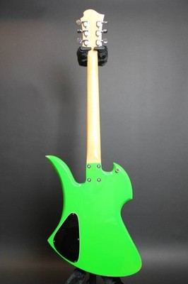 Electric Guitar Burny MG-85X Green Mockingbird Shaped Hide