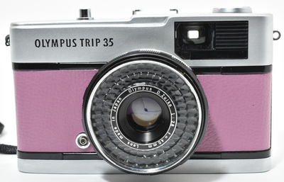 ▶️ MINT OLYMPUS TRIP 35 Purple Point & Shoot 35mm Film Camera
