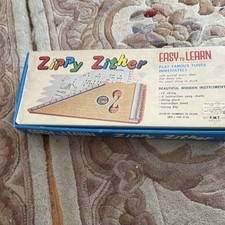 Zippy Zither Easy to Learn Chord Zither Set w/ Tuning Key  Song Charts