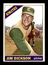 1966 Topps #201 Jim Dickson   EX/EX+ X3730954