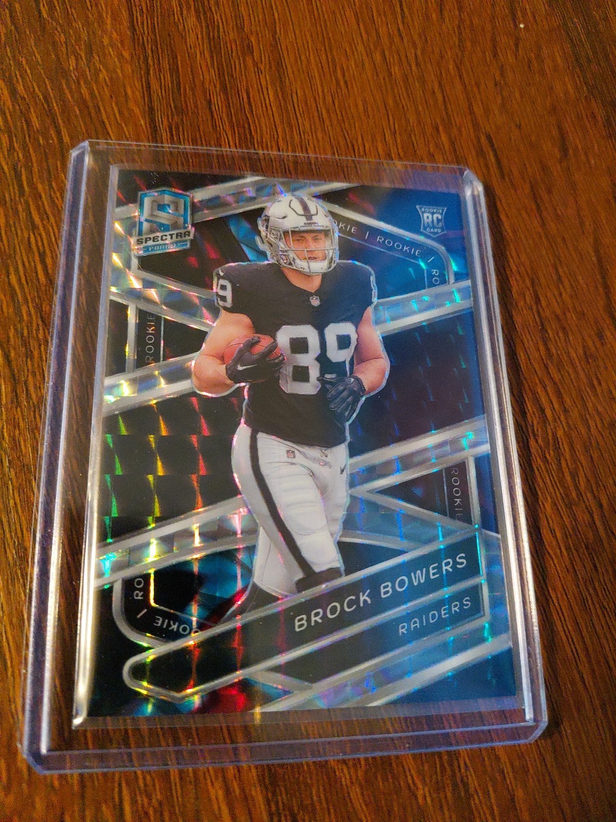 2024 Panini Spectra - Rookies Brock Bowers #116 Interstellar Prizm /60 (RC)