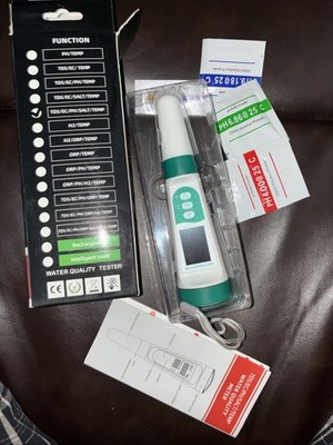 5 IN 1 Water Meter Multifunctional Water Tester Meter Pen TDS/EC/PH/SALT/TEMP