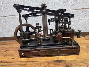 Vintage Twin Beam Oil Field Steam Engine Model High Quality Handmade