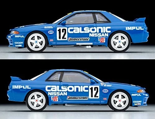 Tomica LV-N Calsonic Nissan Skyline GT-R R32 1993 1/64 Diecast Japan - Immagine 3 di 4