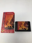 The Lion King Sega Genesis With Manual