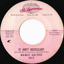 Mamie Galore - It Ain't Necessary / Don't Think I Could Stand It - Us - V8100z