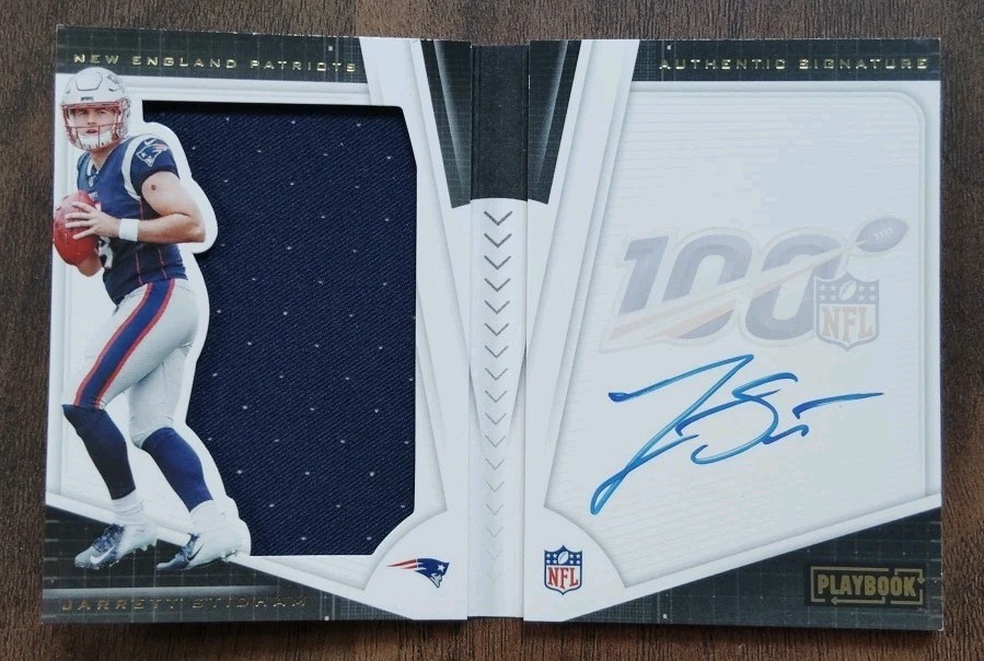 Jarrett Stidham Panini Spectra #207 Patch Autograph